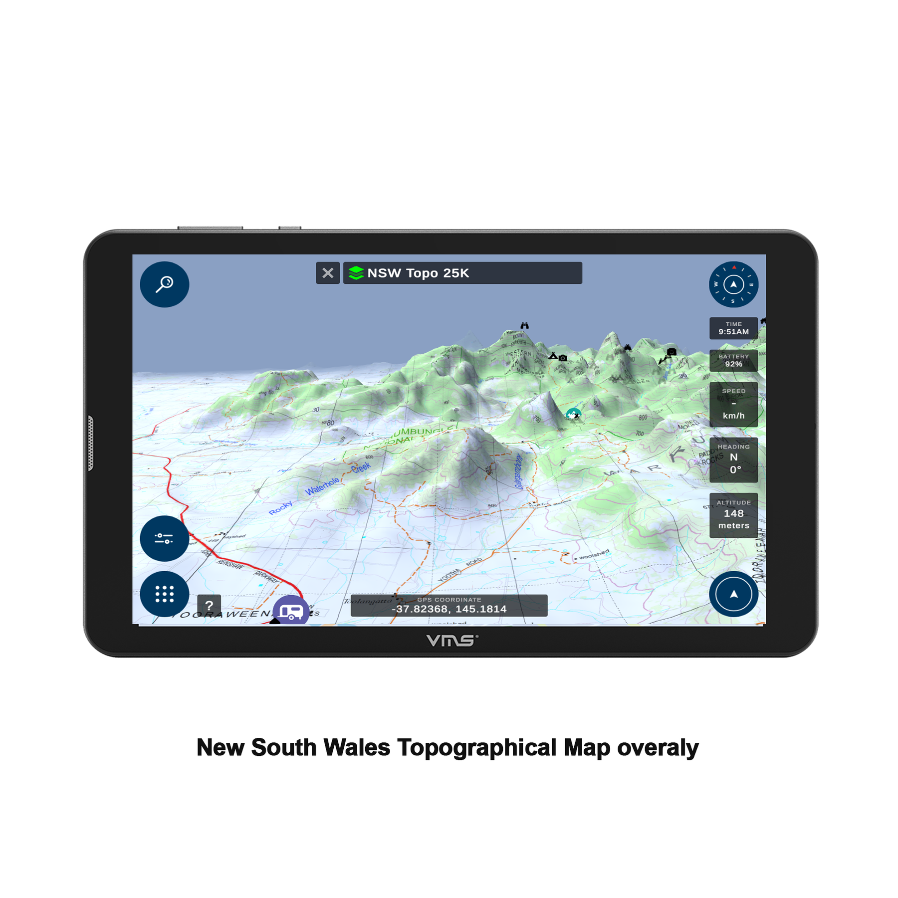 nsw topo