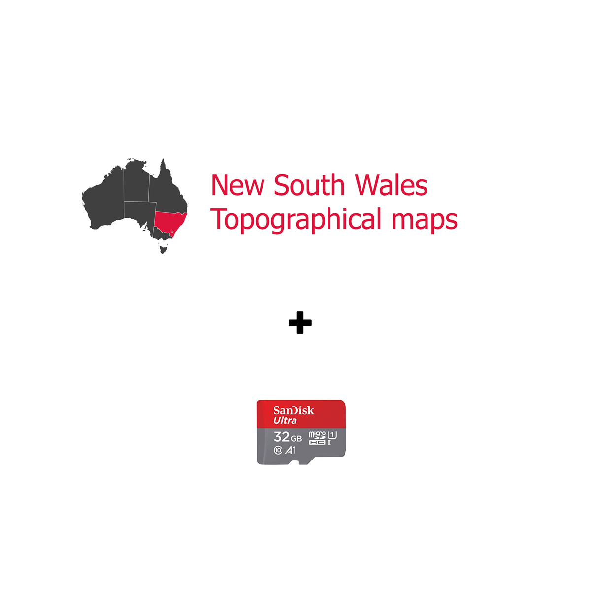 3DX New South Wales 25K Topo maps (Includes a SD card)