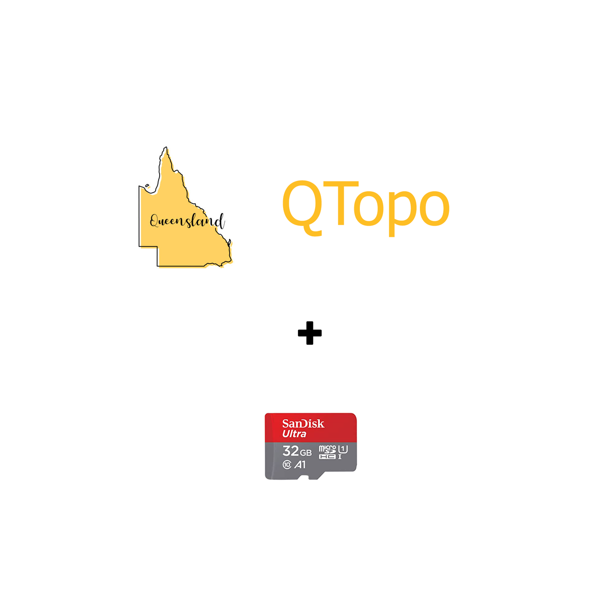 QLD Topo with 32GB SD card