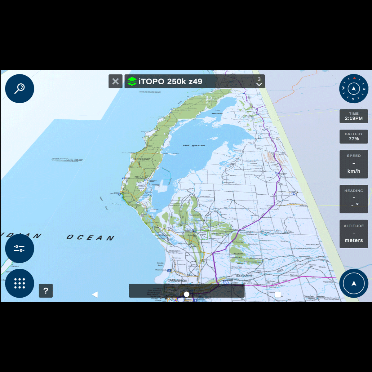 3DX iTopo maps- Zone 49 and Zone 50 (free)