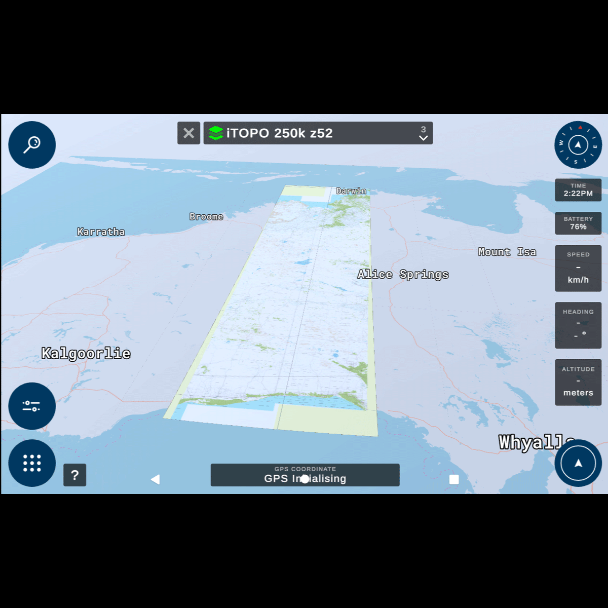 3DX iTopo maps- Zone 51 and Zone 52 (free)